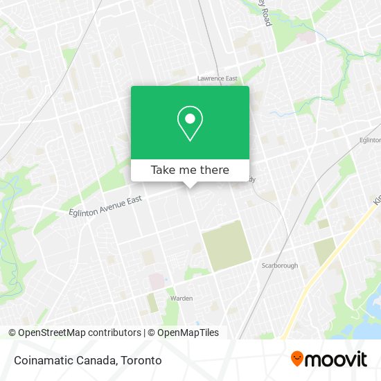 Coinamatic Canada map