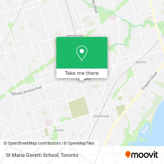 St Maria Goretti School map