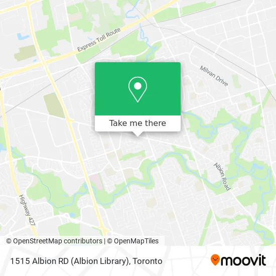 1515 Albion RD (Albion Library) map