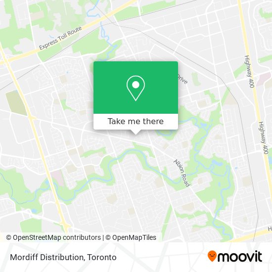 Mordiff Distribution map