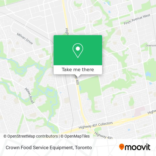 Crown Food Service Equipment map