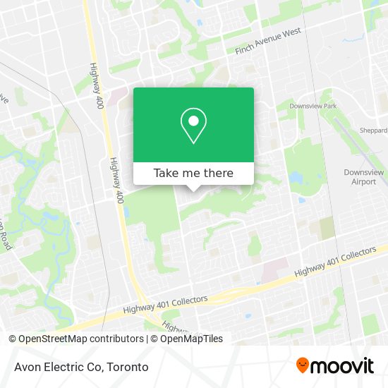 Avon Electric Co map