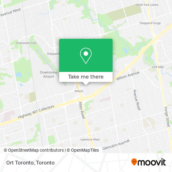 Ort Toronto map