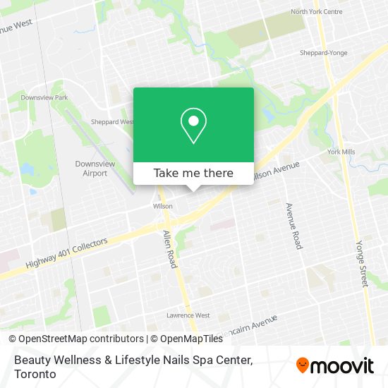 Beauty Wellness & Lifestyle Nails Spa Center map