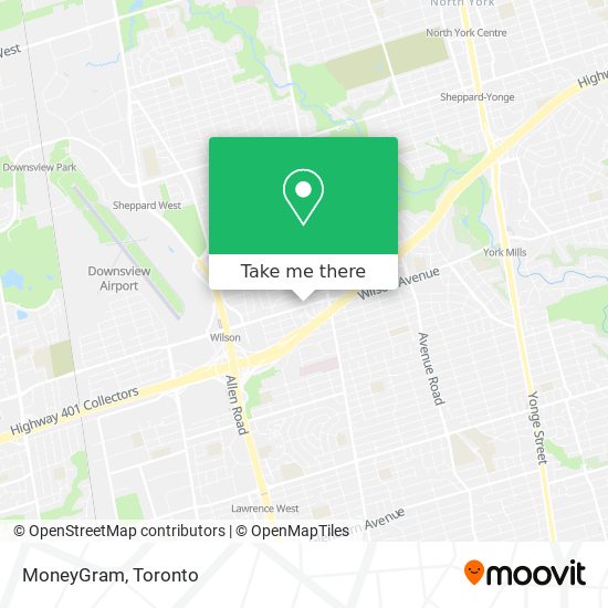 MoneyGram map