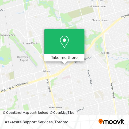 Ask4care Support Services map