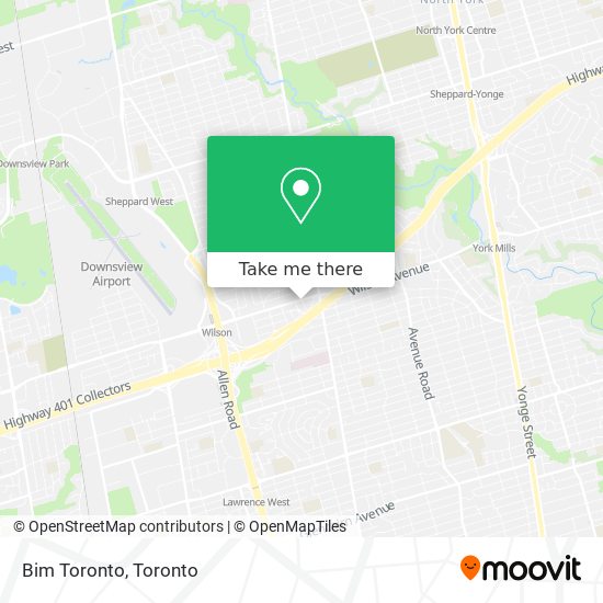 Bim Toronto map