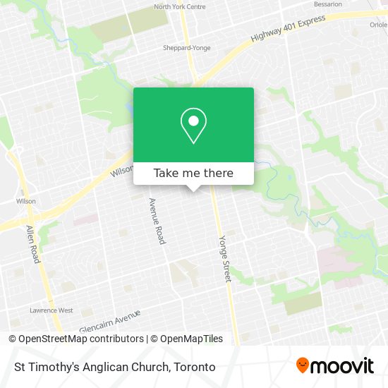 St Timothy's Anglican Church map