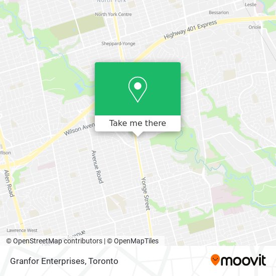 Granfor Enterprises map