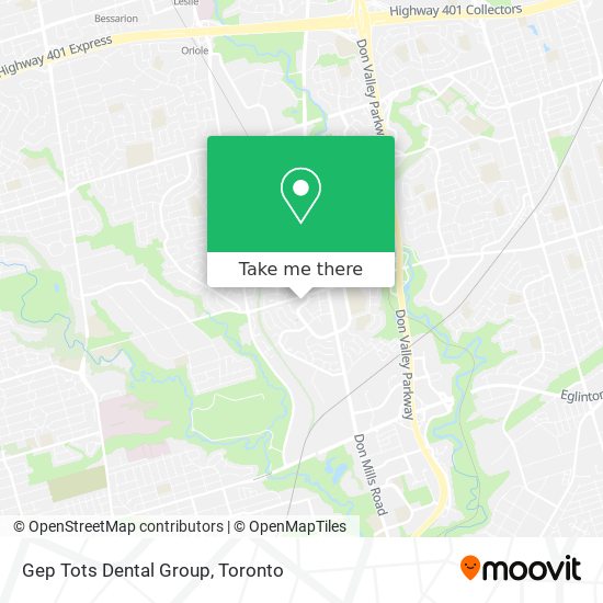Gep Tots Dental Group map