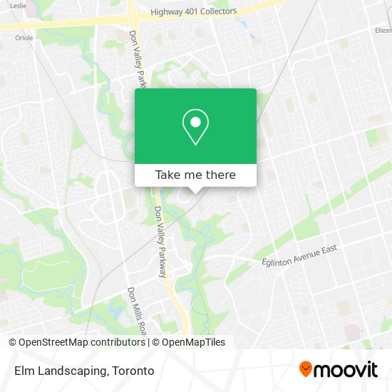 Elm Landscaping map