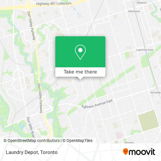 Laundry Depot map