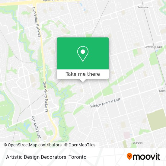 Artistic Design Decorators map