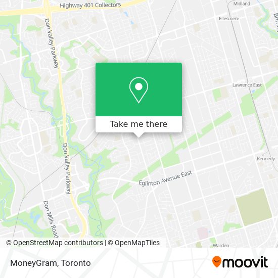 MoneyGram map