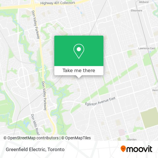 Greenfield Electric map