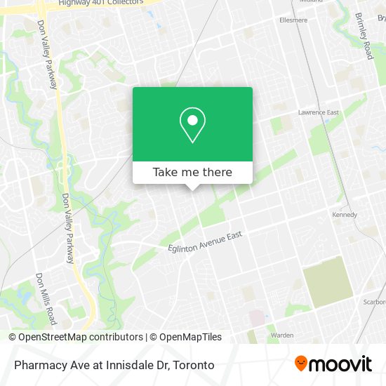 Pharmacy Ave at Innisdale Dr map