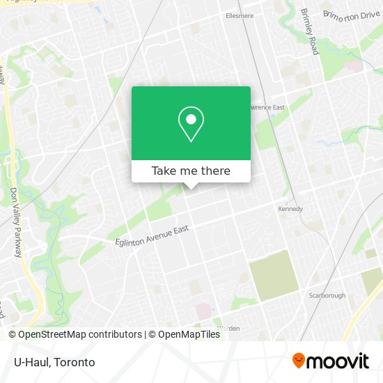 U-Haul map