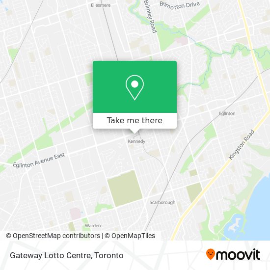 Gateway Lotto Centre map