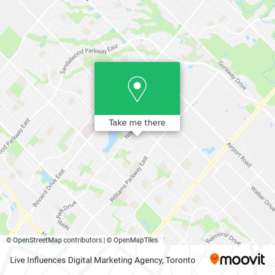 Live Influences Digital Marketing Agency map