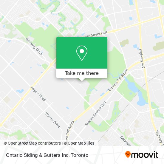 Ontario Siding & Gutters Inc plan