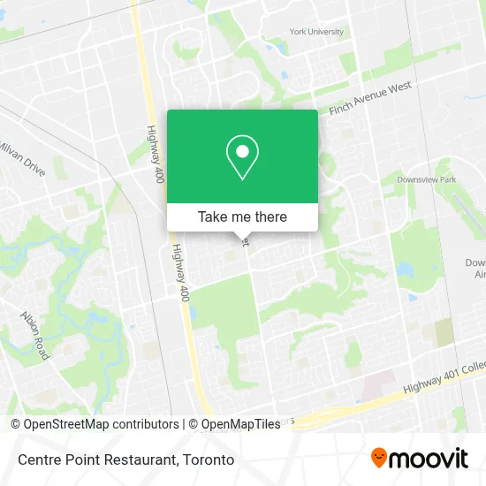 Centre Point Restaurant map