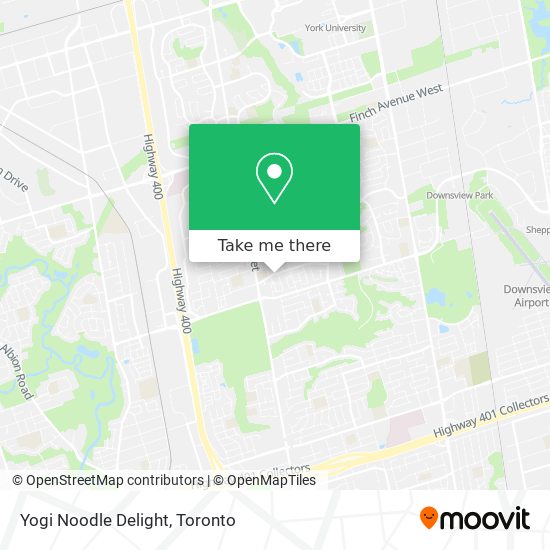 Yogi Noodle Delight map