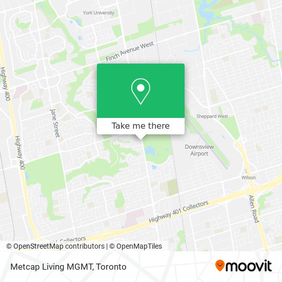 Metcap Living MGMT map