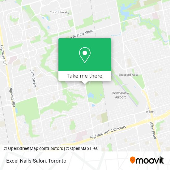 Excel Nails Salon map