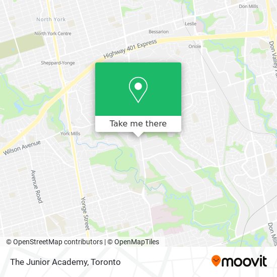The Junior Academy map