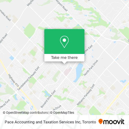 Pace Accounting and Taxation Services Inc map