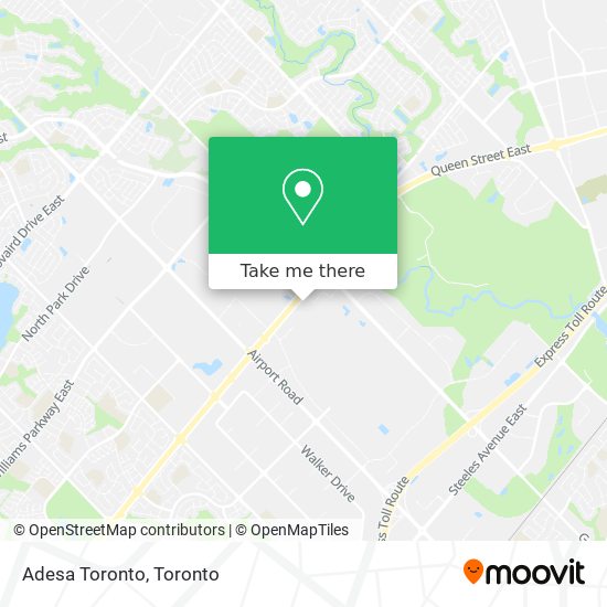 Adesa Toronto map