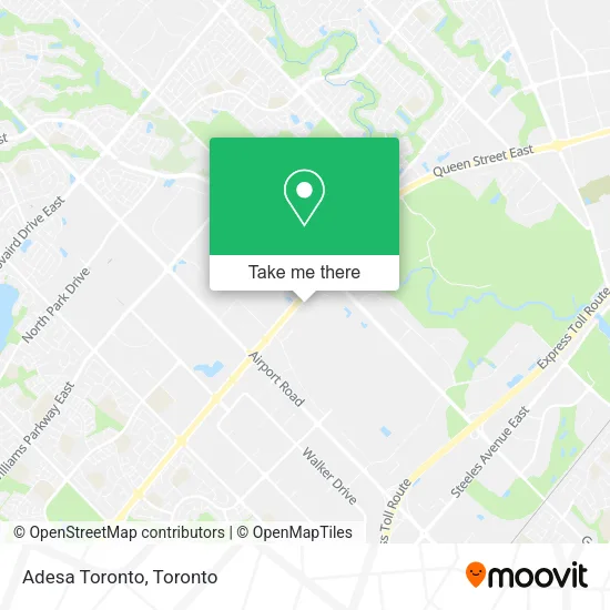 Adesa Toronto map
