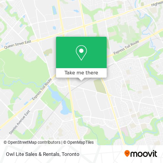 Owl Lite Sales & Rentals map