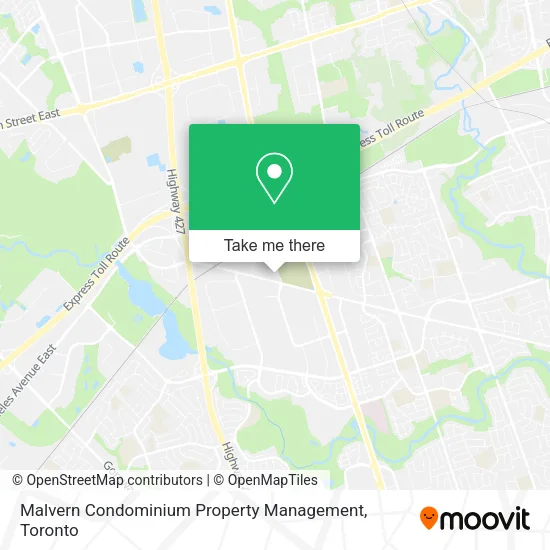 Malvern Condominium Property Management map