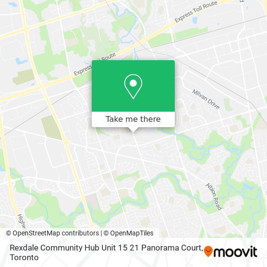 How to get to Rexdale Community Hub Unit 15 21 Panorama Court in