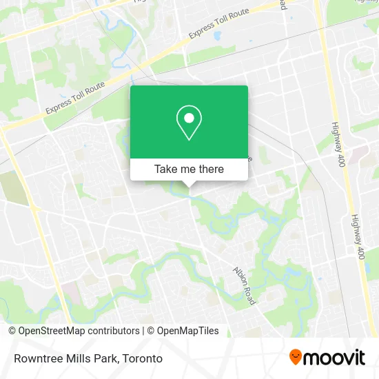 Rowntree Mills Park map