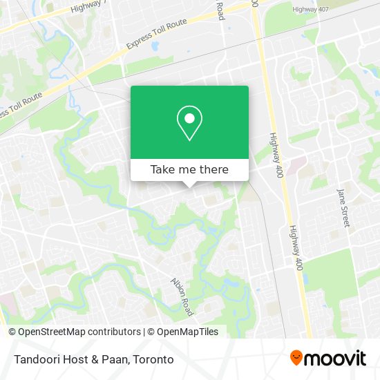 Tandoori Host & Paan map