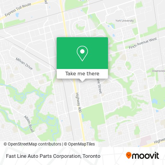 Fast Line Auto Parts Corporation map