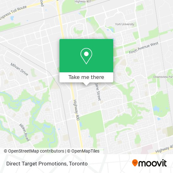 Direct Target Promotions map