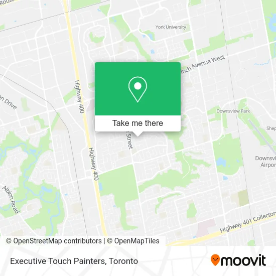 Executive Touch Painters map