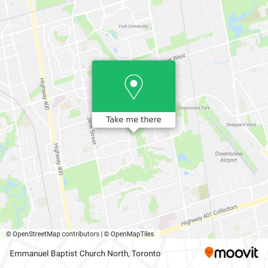 Emmanuel Baptist Church North map