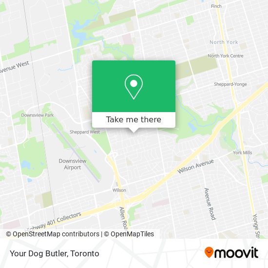 Your Dog Butler map