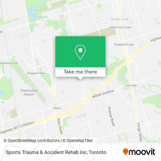 Sports Trauma & Accident Rehab Inc map