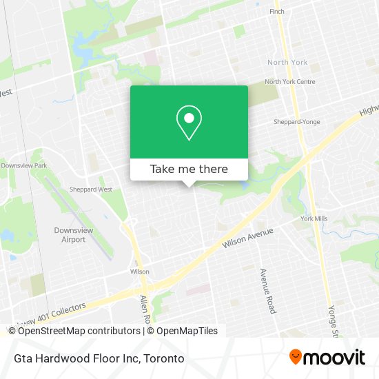 Gta Hardwood Floor Inc map