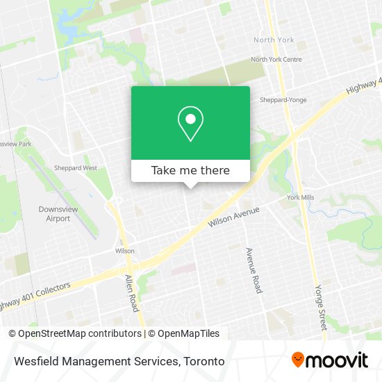 Wesfield Management Services map