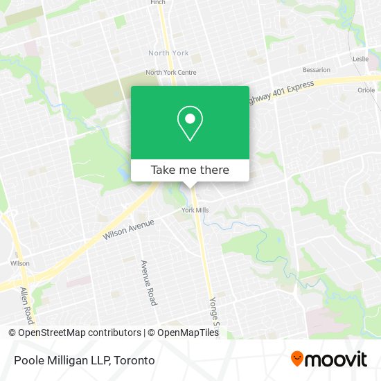 Poole Milligan LLP map