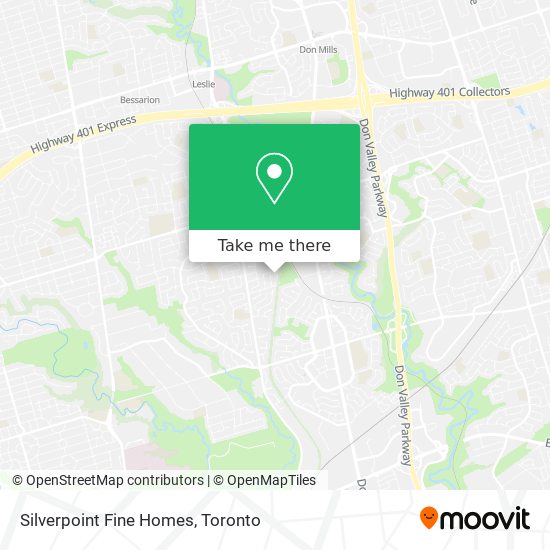 Silverpoint Fine Homes map