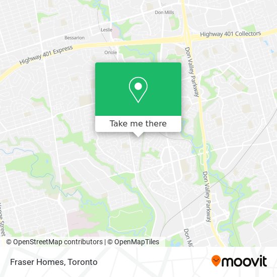 Fraser Homes map