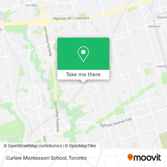 Curlew Montessori School map