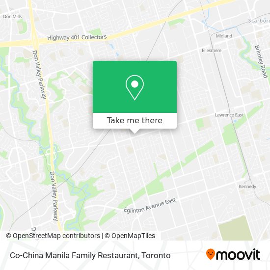 Co-China Manila Family Restaurant map